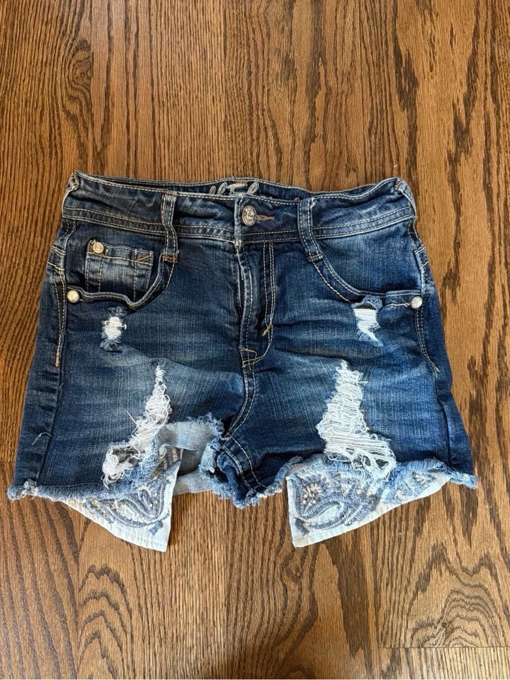 Size 0 jean shorts